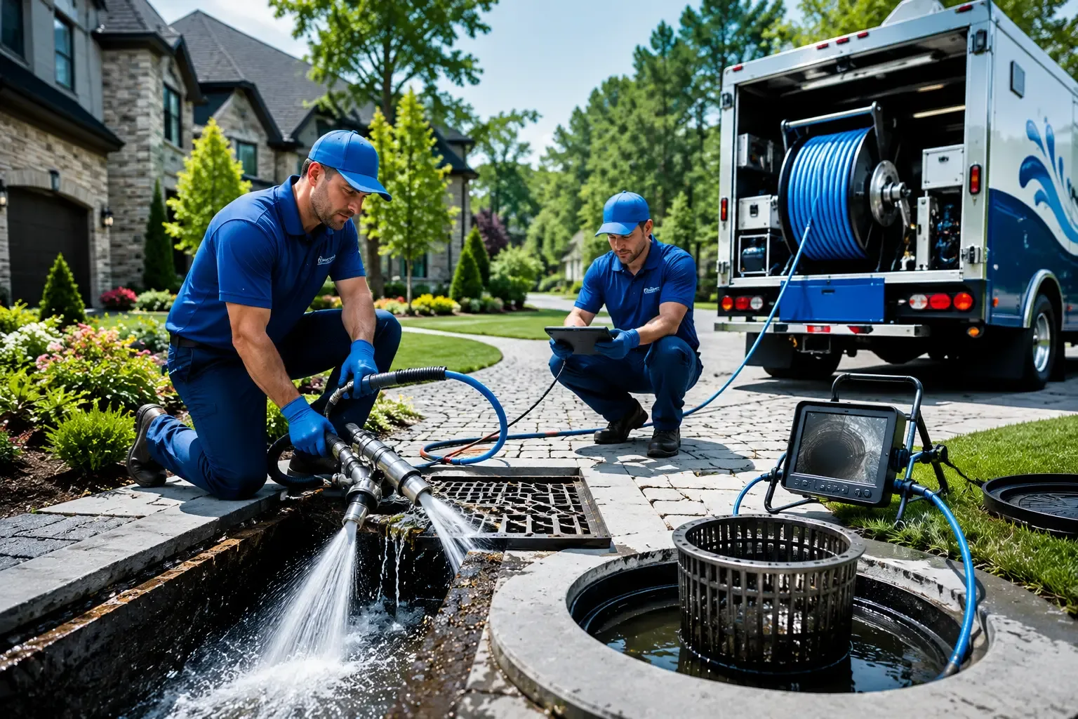 Local outdoor drain cleaning professionals in Marietta, TX