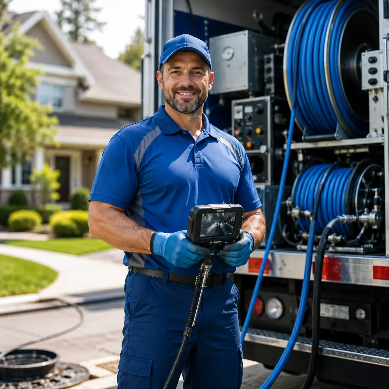 Local outdoor drain cleaning specialists in Marietta, TX